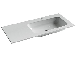 Sancos Тумба с раковиной Delta 100 R дуб красный/графит раковина Grace 101 R CN7015 – фотография-11