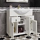 Opadiris Мебель для ванной Тибет 85 с декоративной решеткой, слоновая кость – картинка-21