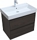 Aquanet Мебель для ванной Nova Lite 75 подвесная дуб черный – картинка-21