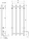 Domoterm Полотенцесушитель электрический Танго DMT 109-V4 36x92 БЕЛ EKR белый – фотография-8