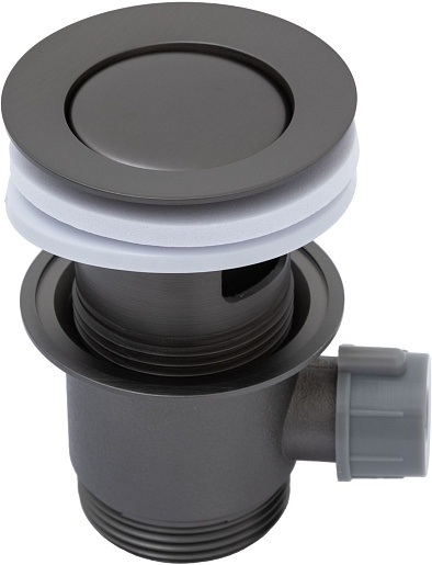 Allen Brau Смеситель для биде Priority 5.31A04-MG (с донным клапаном) графит браш – фотография-12