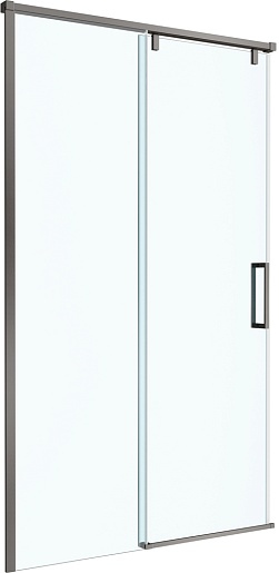 BelBagno Душевая дверь в нишу Soft Close-1 SOFT_CLOSE-1-BF-1-110-C-GM 110x200 профиль хром стекло прозрачное – фото-1