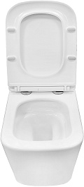 Azario Унитаз подвесной Armonia AZ-2403 безободковый белый – фотография-8