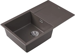 Florentina Мойка кухонная Тоскана 860 серый шелк – фотография-2