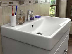 Какса-а Мебель для ванной Квадро 50 подвесная – фотография-3