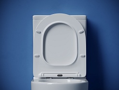 Ceramicanova Унитаз напольный пристенный Metropol CN4001T смыв Торнадо белый – фотография-2