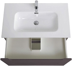 BelBagno Тумба под раковину Etna 80 подвесная темно-серая матовая – фотография-7