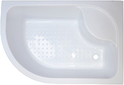Royal Bath Душевой уголок 120/80 BK RB 8120BK-C-CH R с поддоном – фотография-2