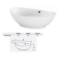 Водолей Мебель для ванной "Сильвия 75" белый – фотография-3