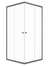 Triton Душевой уголок Вента-Графит 90/90 Щ0000076258 – фотография-1