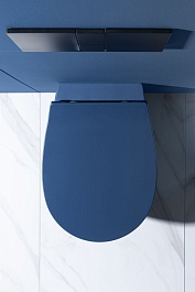 Allen Brau Чаша подвесного унитаза Fantasy 4.11004.ID индиго – фотография-3