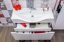 Sanflor Мебель для ванной Санфлор 100 белая – фотография-11
