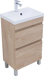 Aquanet Мебель для ванной Нота New 50 дуб светлый – фотография-5