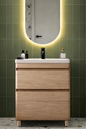 Vivon Тумба с раковиной Atwood 70 напольная дерево – фотография-2