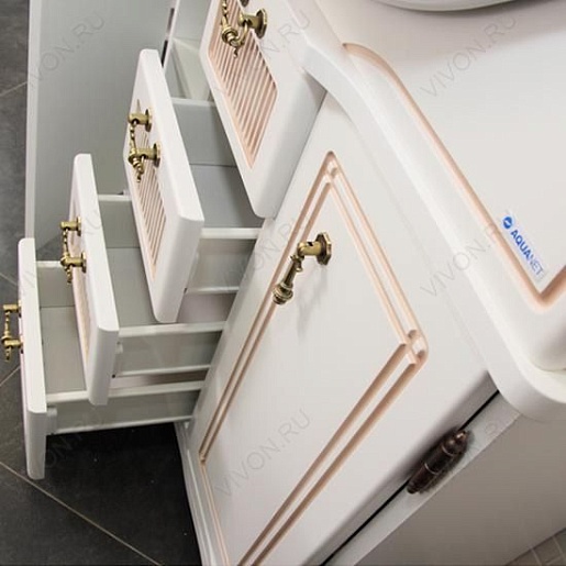 Aquanet Мебель для ванной "Луис 100" белая (173195) – фотография-2