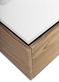 Cezares Тумба с раковиной Slider 100 с 2 ящиками дуб тангент – фотография-28