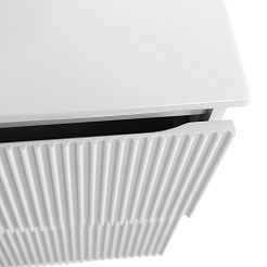 BelBagno Тумба с раковиной Uno 100 подвесная Bianco Opaco с раковиной BB-8099-100 – фотография-6