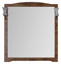 Aquanet Зеркало для ванной "Луис 100" NEW темный орех – фотография-1