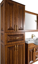 Водолей Мебель для ванной Дубэлла 105 орех – фотография-4