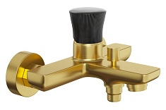 Paini Смеситель для ванны и душа Domus 18PJ111PZ хром/брашированное золото