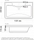 Corozo Тумба с раковиной Алабама 100 Z2 белая – картинка-15