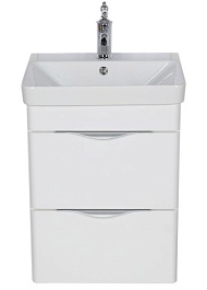 Aquanet Тумба с раковиной "Орлеан 50" белая – фотография-4