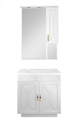 Misty Зеркало-шкаф для ванной Амбра 65 R – фотография-2