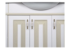 Aquanet Тумба с раковиной Валенса 90 белый краколет/золото (182657) – фотография-5