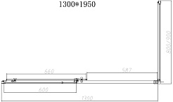 Vincea Душевой уголок Slim-N 130x80 VSR-4SN8013CGB профиль черный стекло тонированное – фотография-7