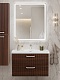 BelBagno Тумба с раковиной Due 80 подвесная Noce ручки Белые – фотография-17