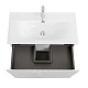 BelBagno Тумба с раковиной Uno mini 80 подвесная Bianco Opaco с раковиной BB-8099-3-80 – фотография-20