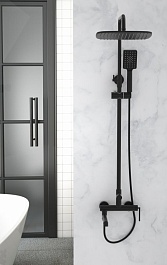 BelBagno Душевая система Acqua ACQUA-VSCM-NERO чёрный – фотография-2