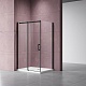 Vincea Душевой уголок Dice 130x100 VSR-4D1013CL профиль черный стекло прозрачное – картинка-9