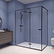 RGW Душевой уголок Stilvoll SV-040B 100x80 профиль черный стекло прозрачное – фотография-9