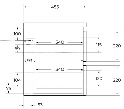 BelBagno Тумба под раковину Albano 80 подвесная Robere Nature Grigio – фотография-4