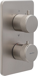 Allen Brau Смеситель для ванны Priority 5.31314-BN (с внутренней частью, 3 выхода) никель браш – фотография-1