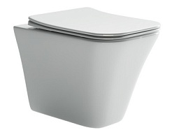 Ceramicanova Подвесной унитаз Mono Rimless CN1902 белый – фотография-1