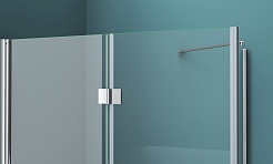 BelBagno Душевой уголок Albano 90/100 ALBANO-ASH-1-90/100-C-Cr стекло прозрачное – фотография-5