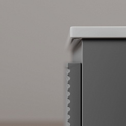 Sancos Тумба с раковиной Folk 100 L ergraut soft раковина Grace 101 L CN7014 – фотография-11