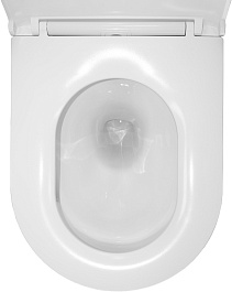Azario Унитаз подвесной Fora AZ-0017-UQ3 безободковый белый – фотография-10