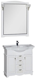 Aquanet Мебель для ванной "Луис 90" белая (176645) – фотография-1