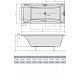 Alpen Акриловая ванна Alia 180x80 – фотография-5
