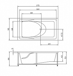 Aquatika Акриловая ванна Аквалюкс Аксиома Basic – фотография-2