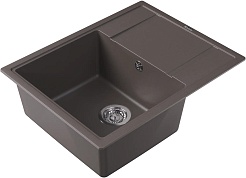 Florentina Мойка кухонная Липси 650 серый шелк – фотография-2