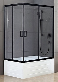 Royal Bath Душевой уголок 100/80 BP RB8100BP-T-BL-R – фотография-1