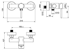 Aquatek Cмеситель для душа Европа AQ1360CR хром – фотография-2