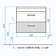 Style Line Мебель для ванной Лотос 70 Plus подвесная, шелк зебрано – картинка-10