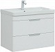 Aquanet Мебель для ванной Ирис New 80 2 ящика подвесная белая глянцевая – фотография-19
