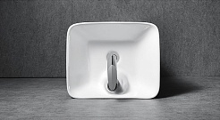 Ceruttispa Раковина напольная Dorris 43 CT7830 белая – фотография-3