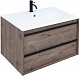 Aquanet Мебель для ванной Lino 80 подвесная дуб веллингтон – картинка-18